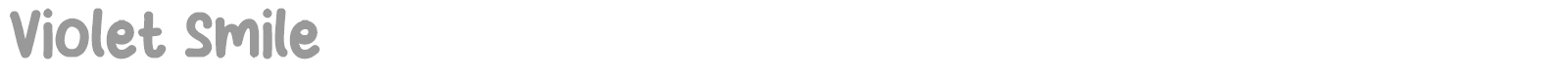 Violet Smile font preview